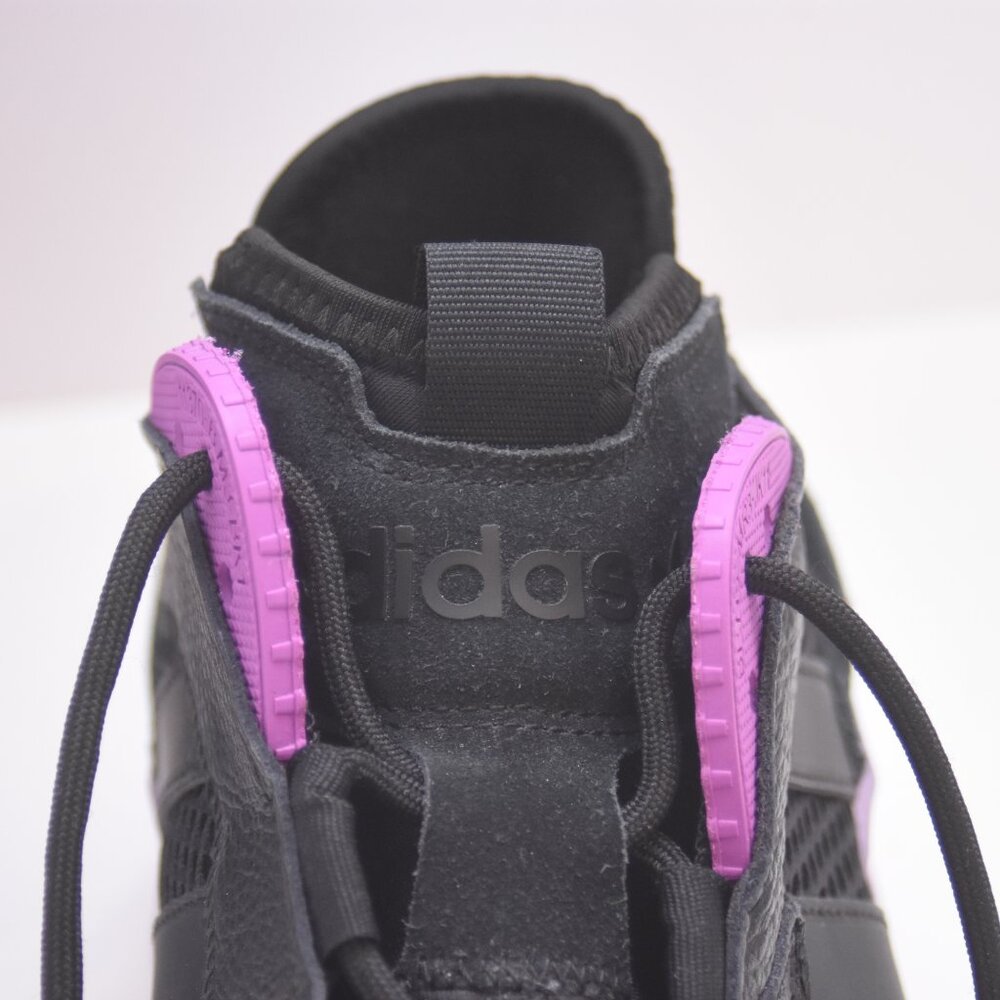 Rare Adidas Streetball 'Black Purple' Men's Sneakser EF6983 Shoes Size 17 EUC - Picture 15 of 16